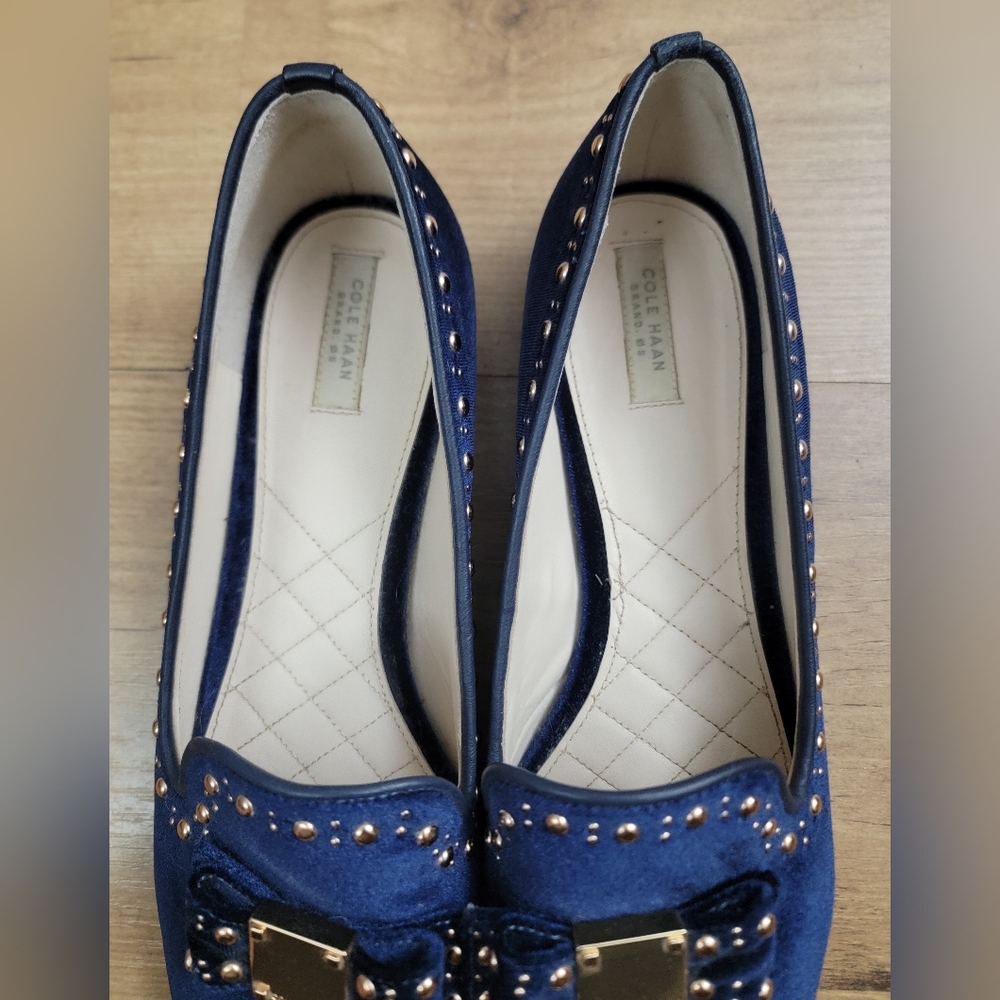 Cole Haan Tali Bow Stud Loafer - Picture 3 of 9